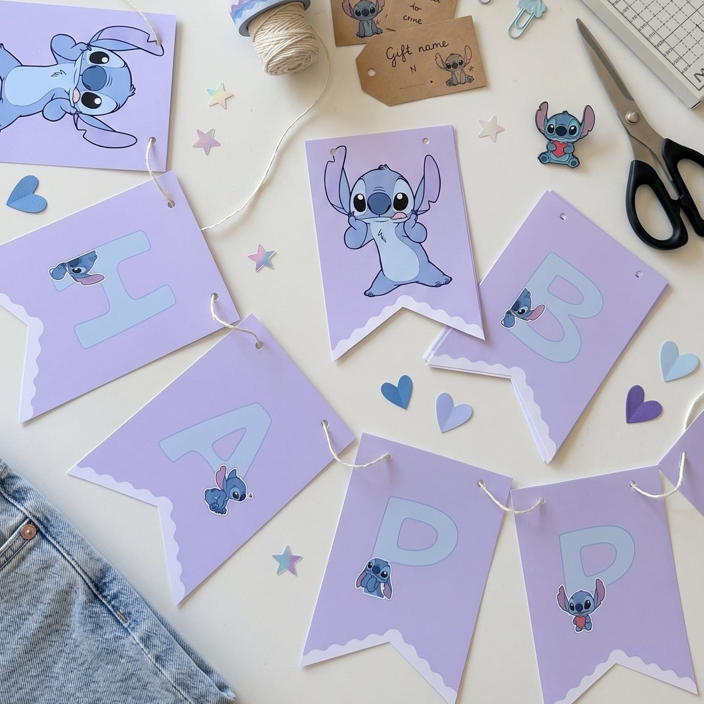 Lilo Stitch Birthday Banner