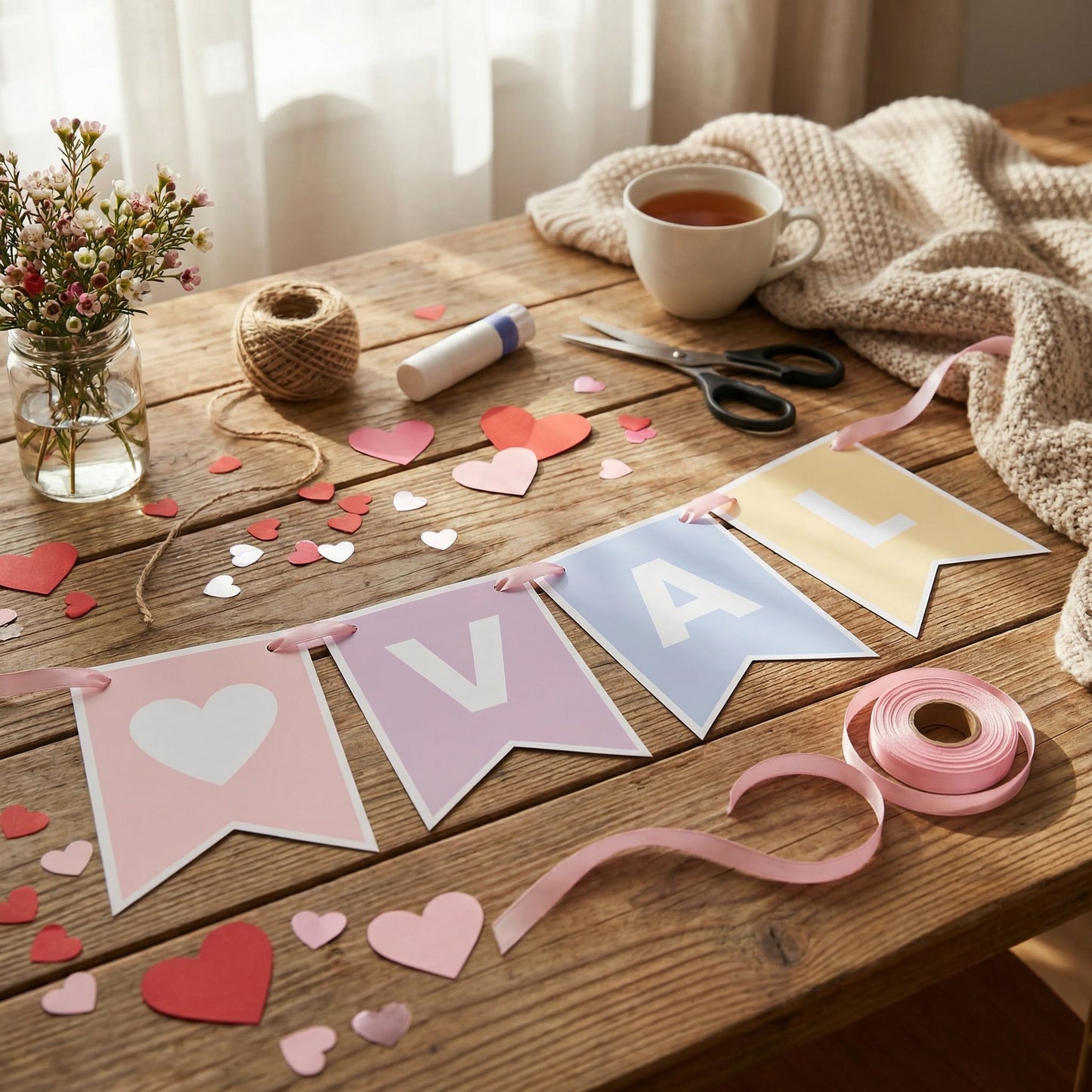 Pastel Happy Valentines