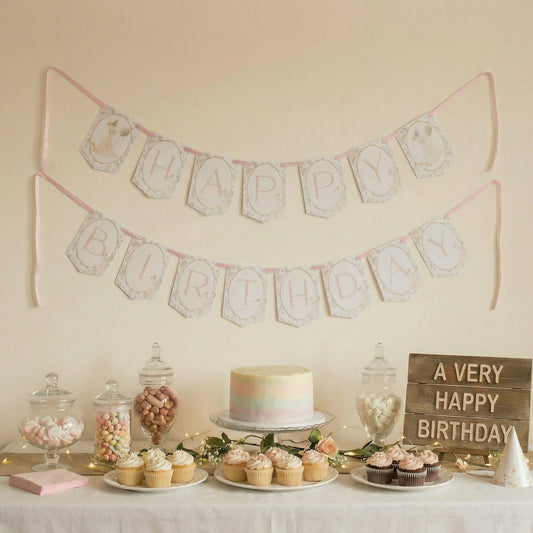 Balloon Gosse Birthday Banner