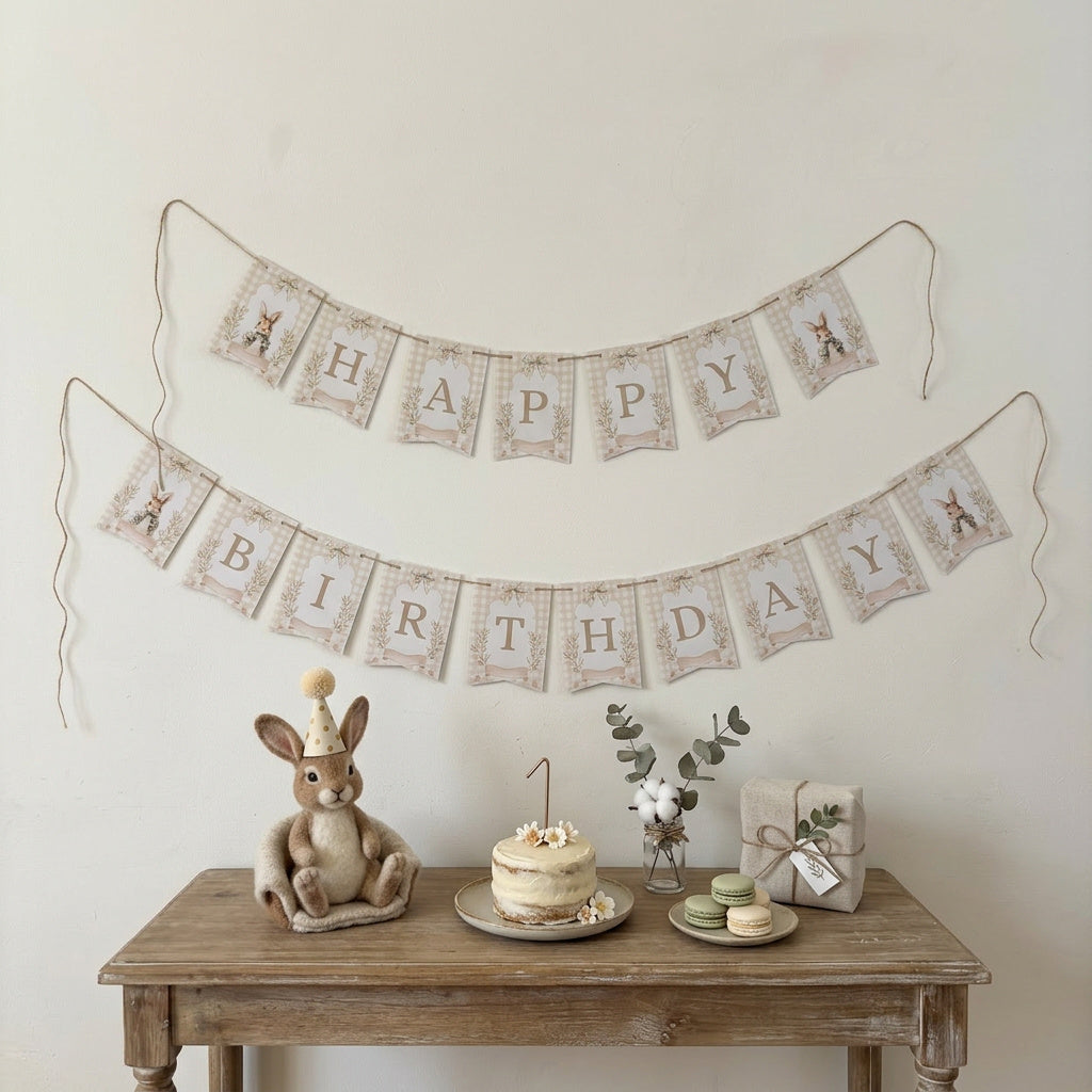 Vintage Petter Rabbit Banner