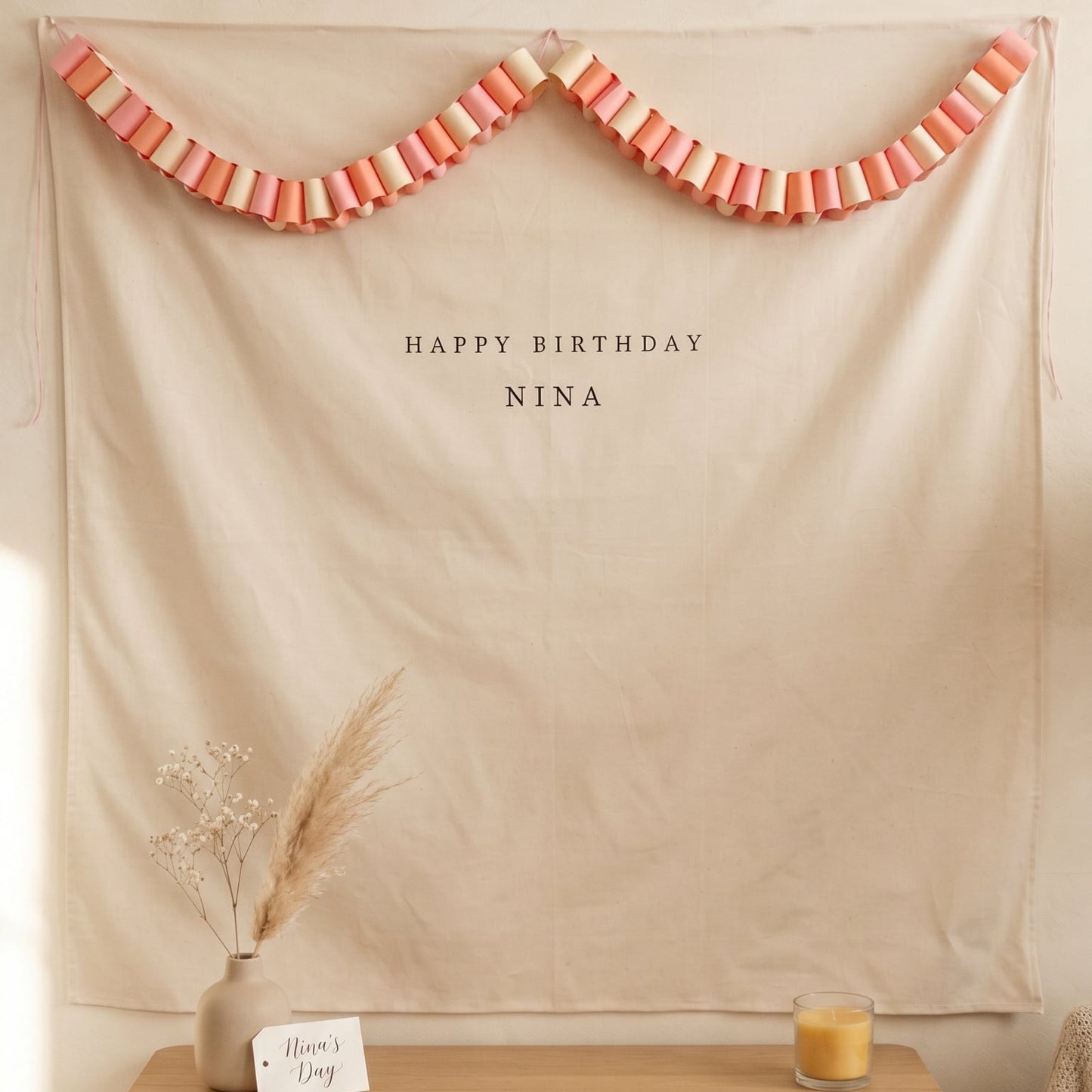 Happy Birthday Fabric