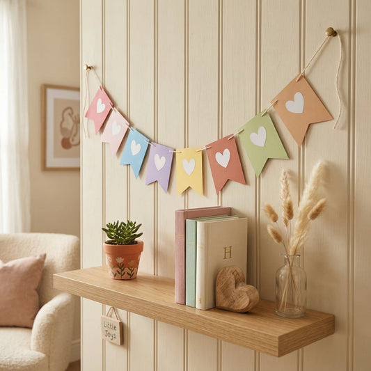 Colorful Hearts Banner