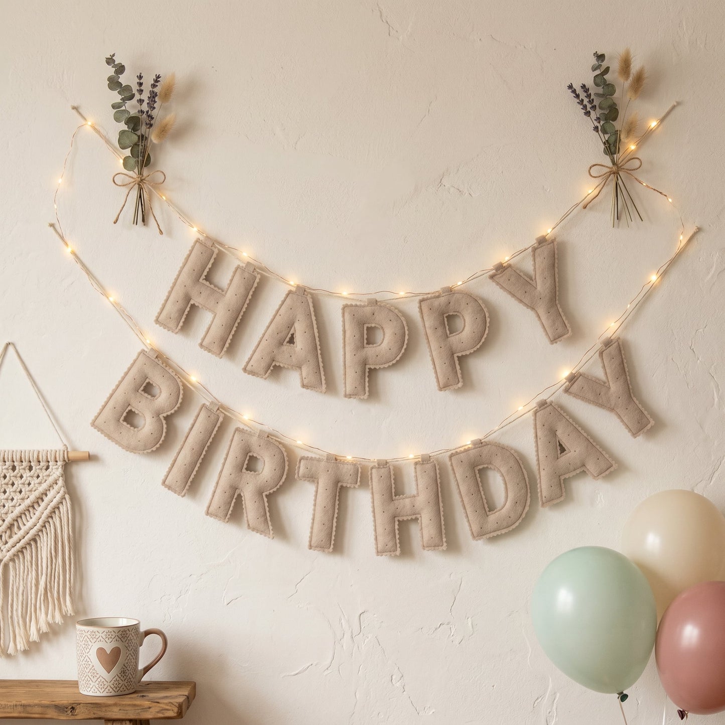 Happy Birthday Fabric
