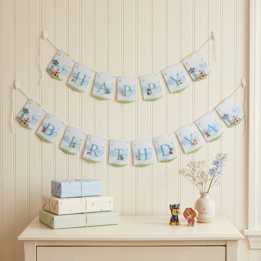 Paw Patrol Birhtday Banner