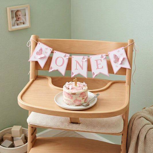 Butterfly High Chair Banner