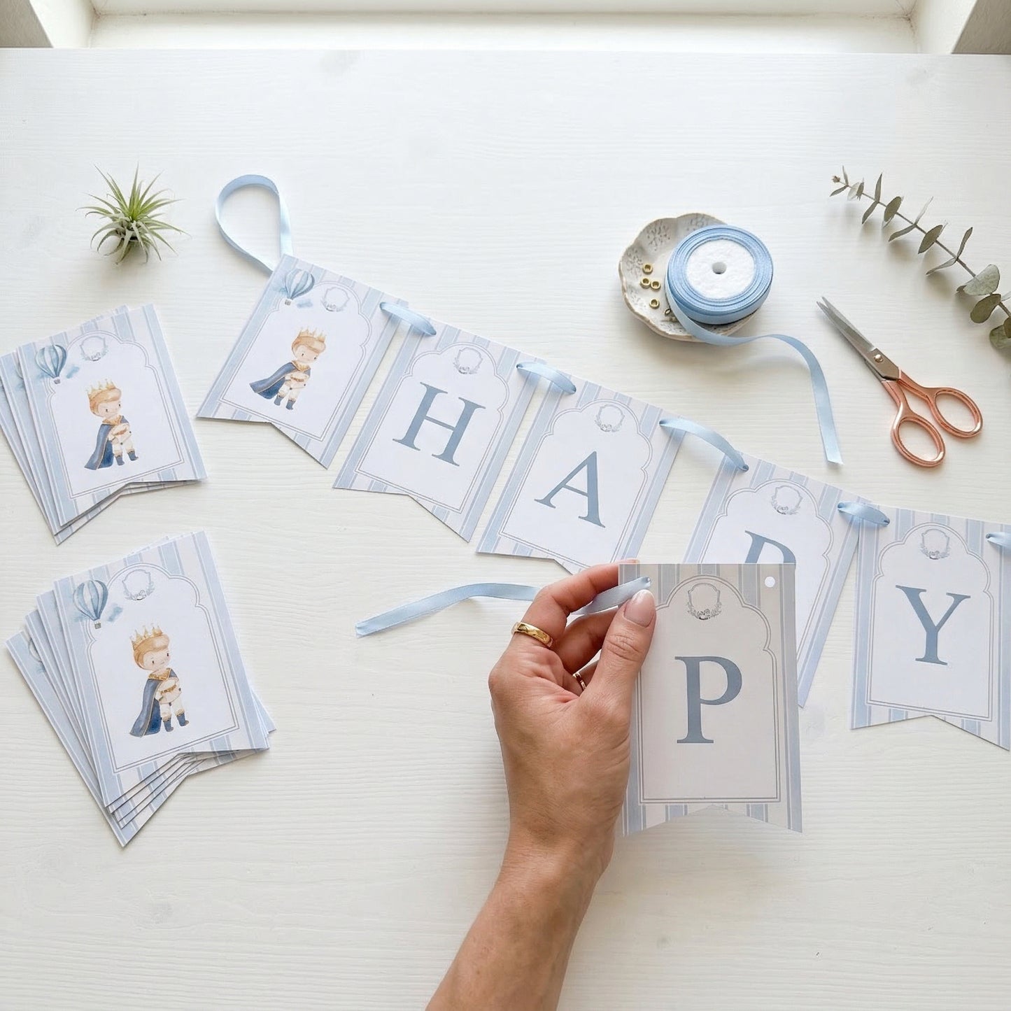 Little Princ Birthday Banner