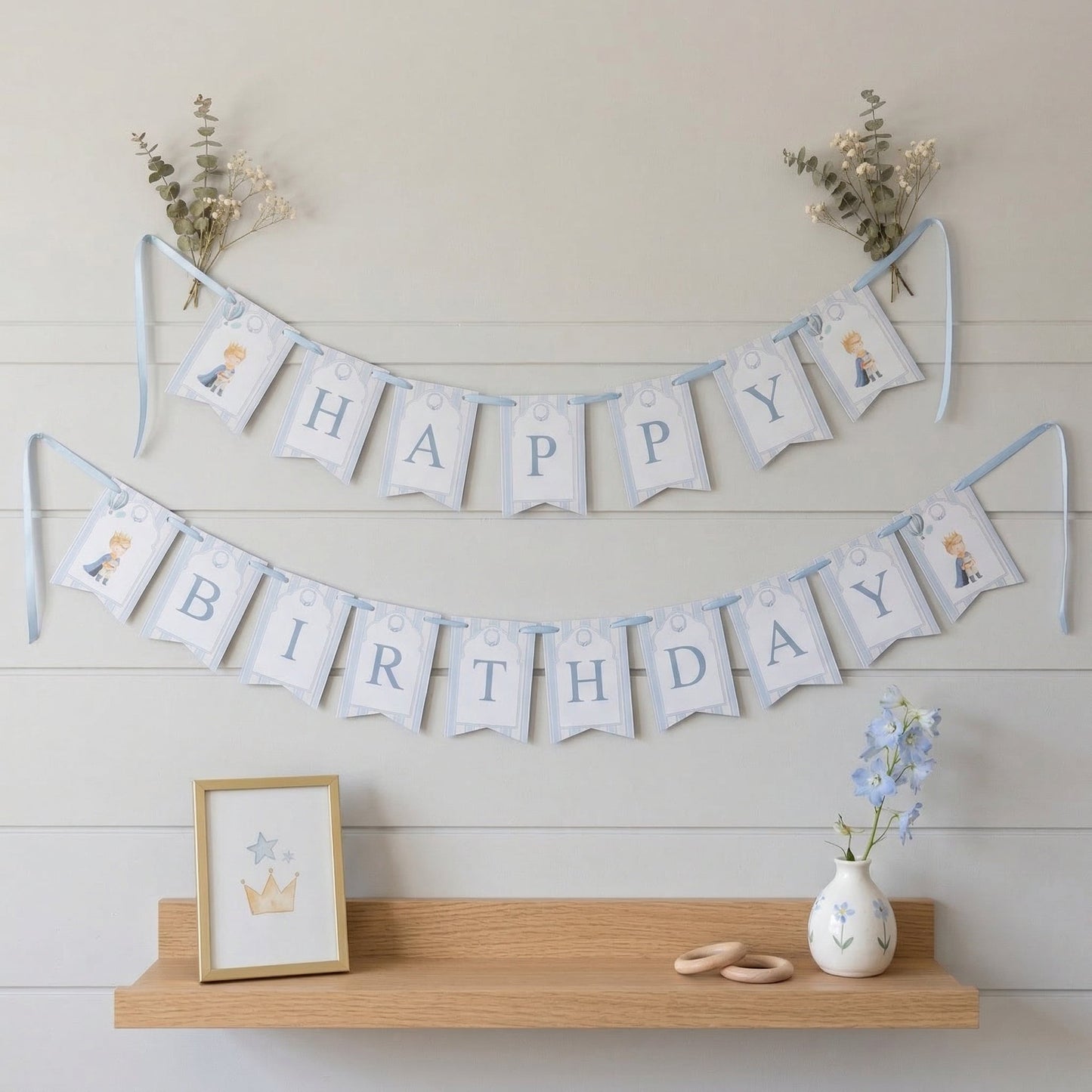 Little Princ Birthday Banner