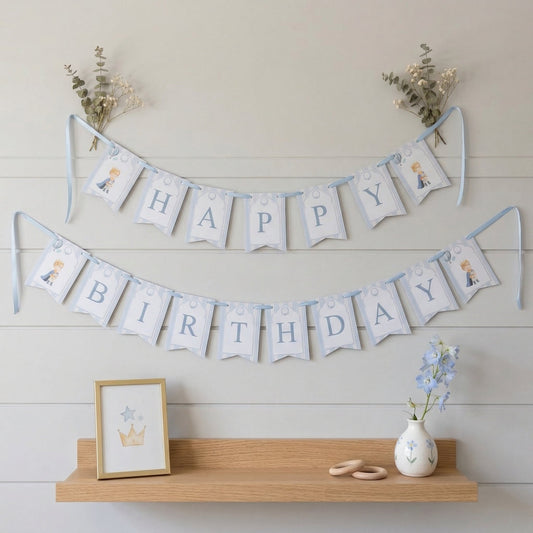 Little Princ Birthday Banner