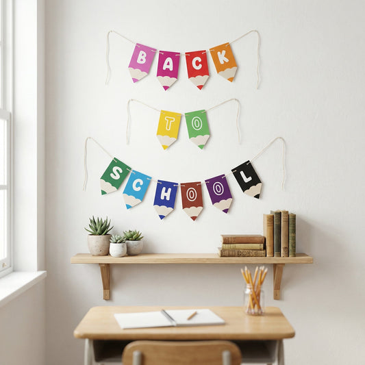 Back To School Pencil Banner
