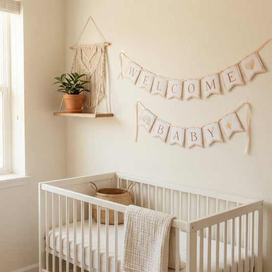 Pastel Pink Welcome Baby Girl