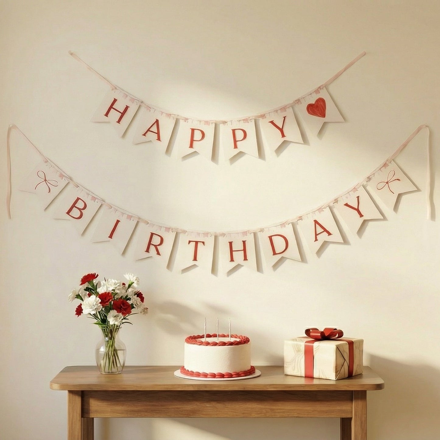 Happy Birthday Red Bow