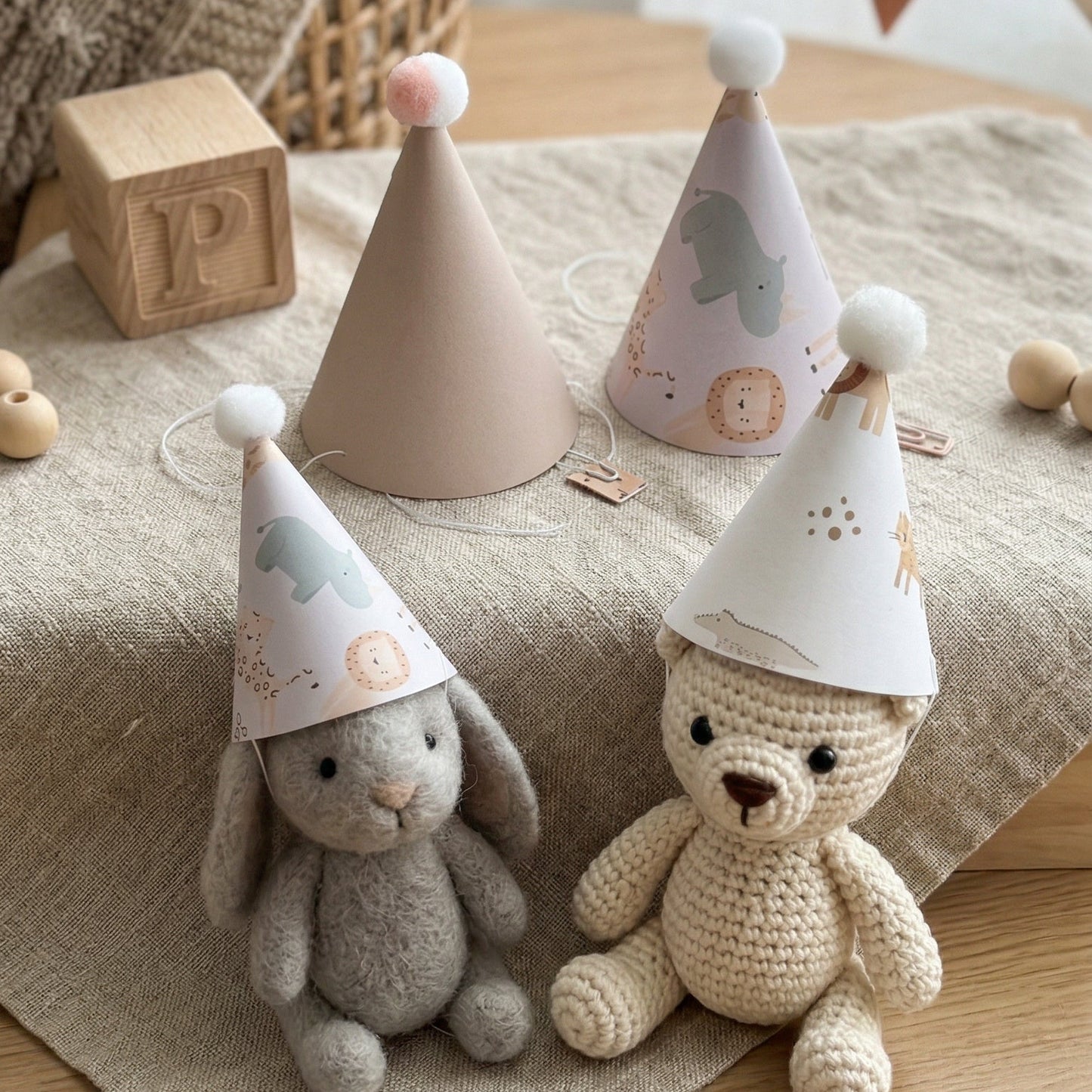 Stuffed Animal Party Hats