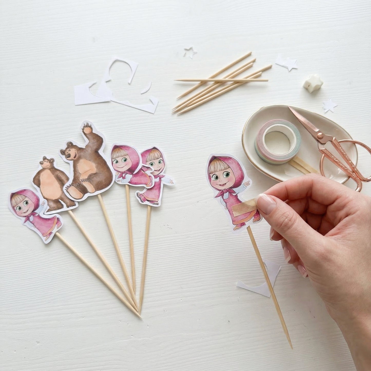 Masha & Bear Toppers