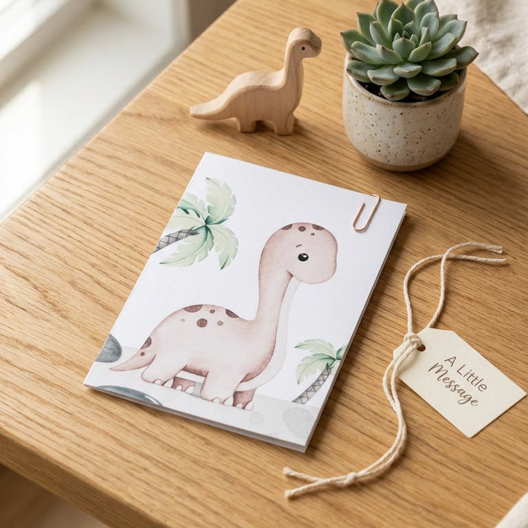 Dino Greeting Cart
